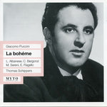 the album cover for Thomas Schippers & Bergonzi - La Boheme: Albanese-Bergonzi