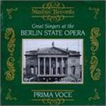the album cover for Great Singers At The Berlin St - Great Singers at Berlin / Various