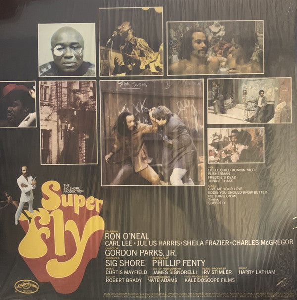 Curtis Mayfield : Super Fly (The Original Motion Picture Soundtrack) (LP, Album, Ltd, RE, Red)