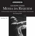 the album cover for Sir Georg Solti - Messa Da Requiem
