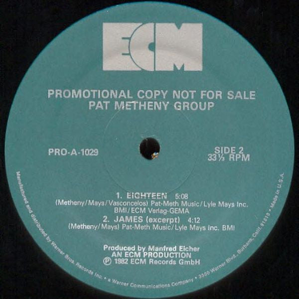 Pat Metheny Group : Are You Going With Me? (12", Promo)