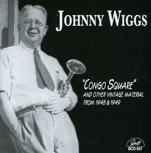 the album cover for Johnny Wiggs - Congo Square