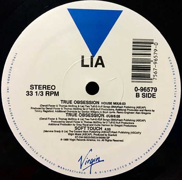 Lia* : True Obsession (12", SP)