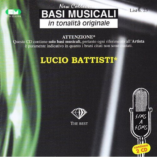 the album cover for Basi Musicali - Battisti