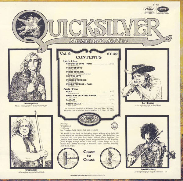 Quicksilver Messenger Service : Happy Trails (CD, Album, RE, RM, Pap)