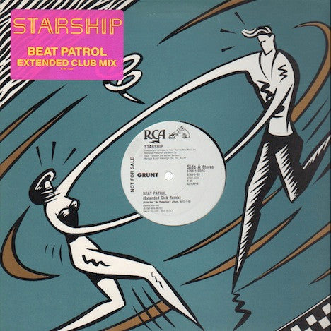 Starship (2) : Beat Patrol (Extended Club Mix) (12", Promo)