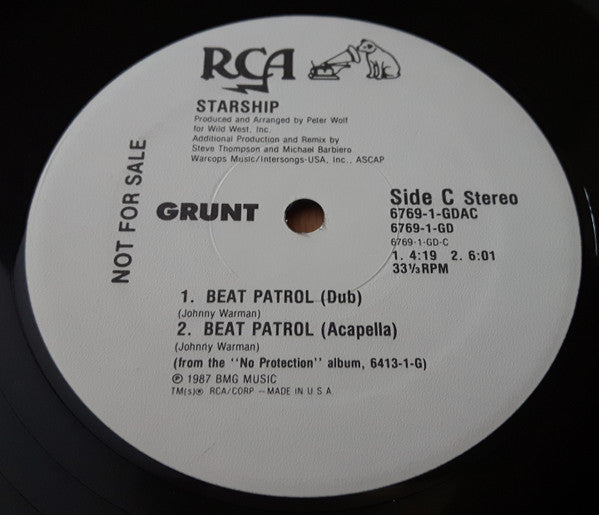 Starship (2) : Beat Patrol (Extended Club Mix) (12", Promo)