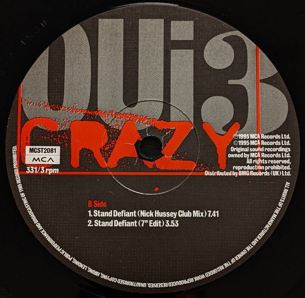 Oui 3 : Crazy (12")