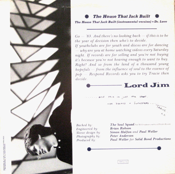 Tracie!* : The House That Jack Built (12", EP, Promo)