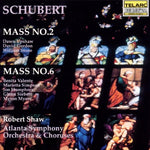 the album cover for F. SCHUBERT - Masses 2 & 6