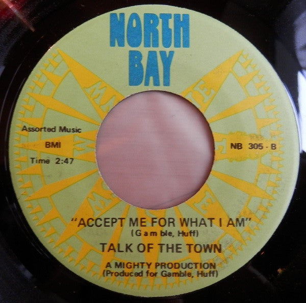 Talk Of The Town (3) : Don't Be So Mean / Accept Me For What I Am (7")
