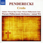 the album cover for K. PENDERECKI - Credo
