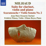 the album cover for Jean-Marc Fessard - Suite for Clarinet / Violin & Piano / Scaramouche