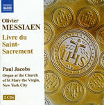 Paul Jacobs - Livre Du Saint-Sacrement (CD)