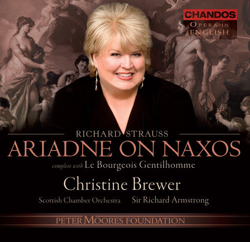 the album cover for R. STRAUSS - Ariadne on Naxos
