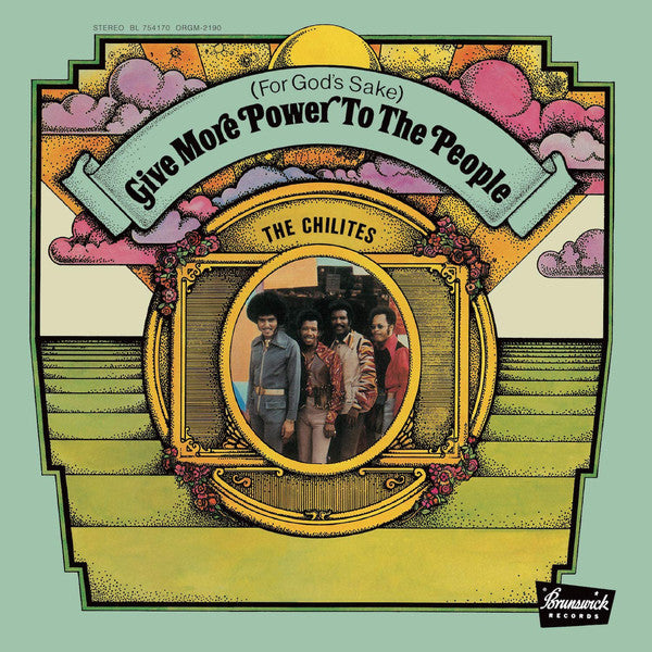 The Chi-Lites : (For God's Sake) Give More Power To The People (LP, Album, RE)