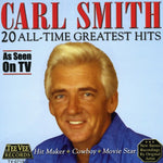 the album cover for Carl Smith - 20 All Time Greatest Hits