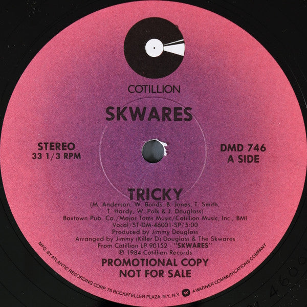 Skwares* : Tricky (12", Promo)