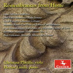 the album cover for Albeniz/Ravel/Martinu - Remembrances from Home