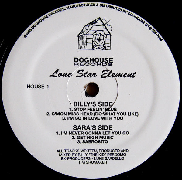 Billy Perdomo : Lone Star Element (12")