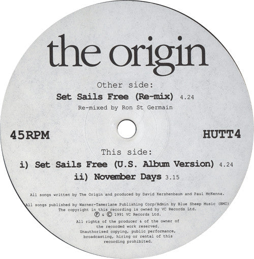 The Origin : Set Sails Free (12")