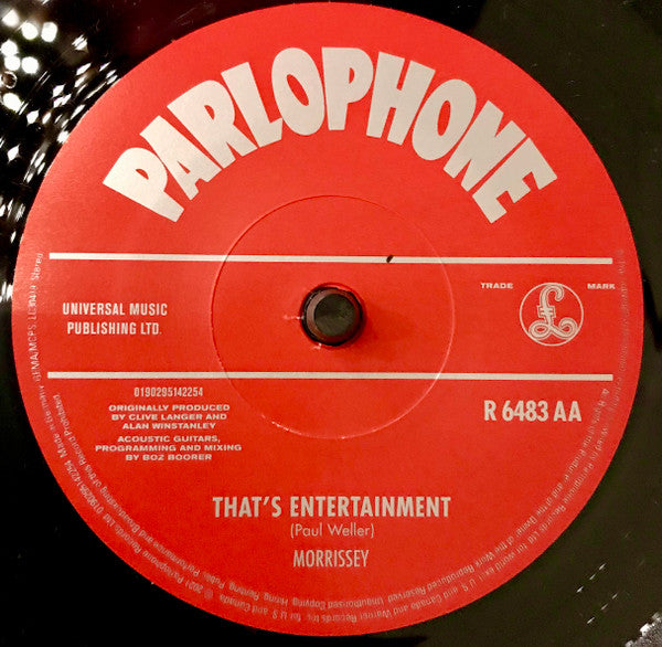 David Bowie & Morrissey : Cosmic Dancer (Live) / That's Entertainment(7", Single)