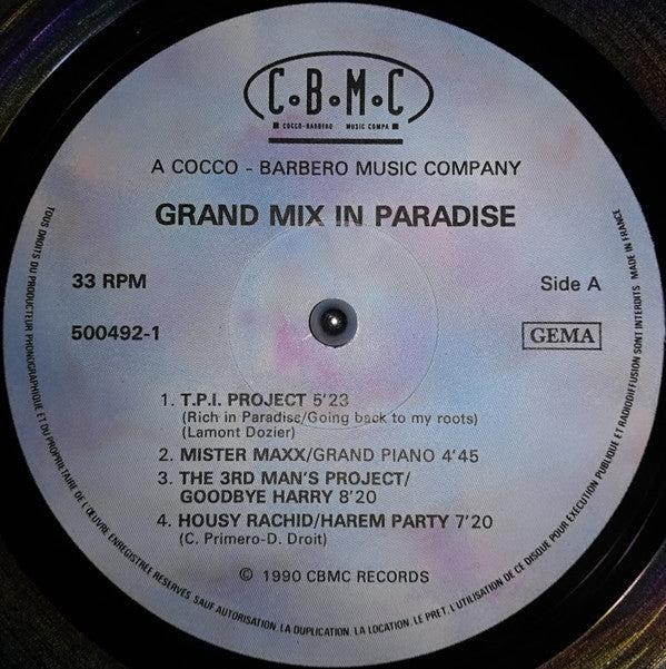 Various : Grandmix In Paradise (LP, Comp, Mixed)