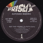 Alfonso Ribeiro : Not Too Young (To Fall In Love) (12", Promo)
