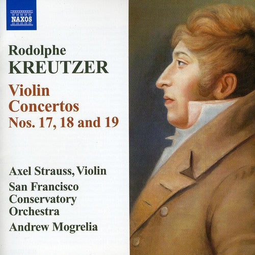 the album cover for Axel Strauss - Violin Concertos 17 18 & 19