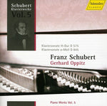 the album cover for Gerhard Oppitz - Schubert 5: Piano Works