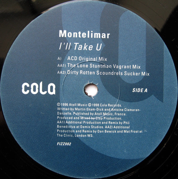 Montelimar : I'll Take U (12")