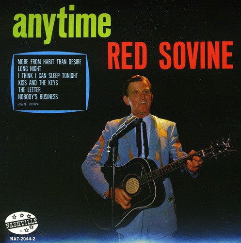 the album cover for Red Sovine - Anytime