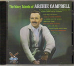 the album cover for Archie Campbell - Many Talents of
