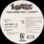 Luniz Featuring Daz* & Kurupt : Jus Mee & U (Soopafly "G" Mix) (12", Single, Promo)