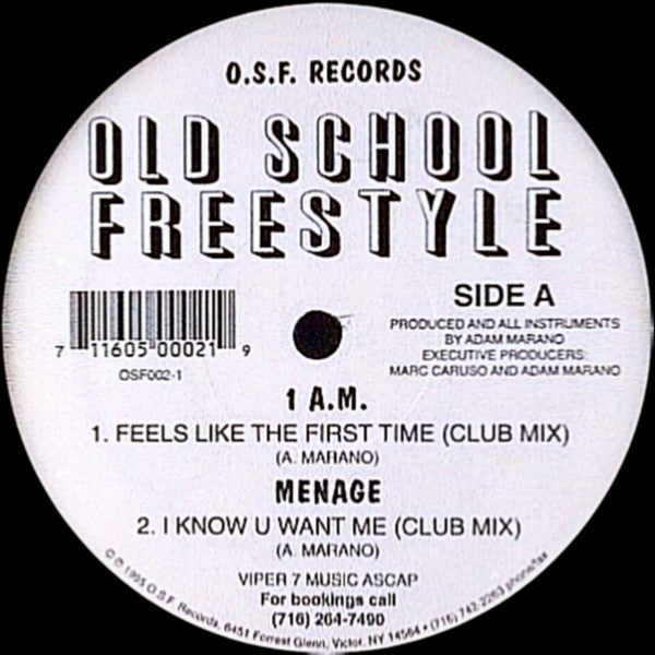 Various : Old School Freestyle (12")