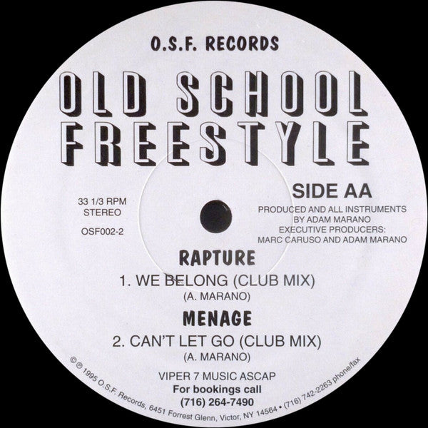 Various : Old School Freestyle (12")