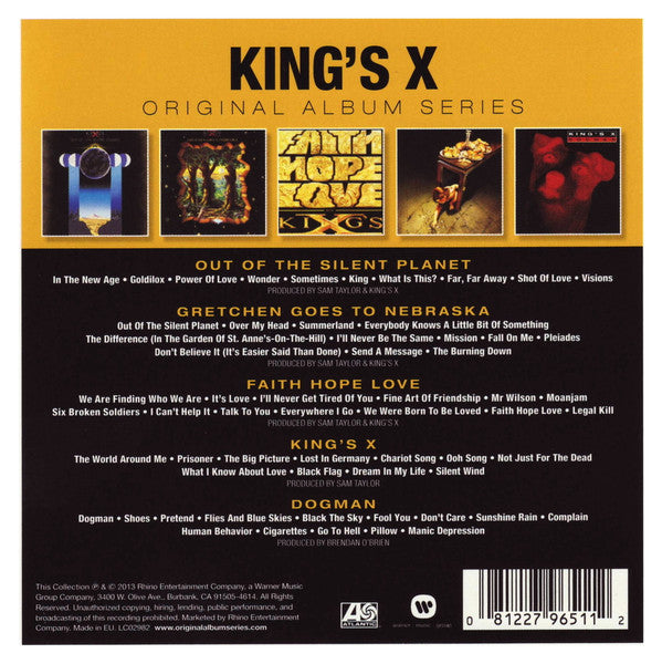 King's X : Original Album Series (CD, Album, RE + CD, Album, RE + CD, Album, RE + CD)