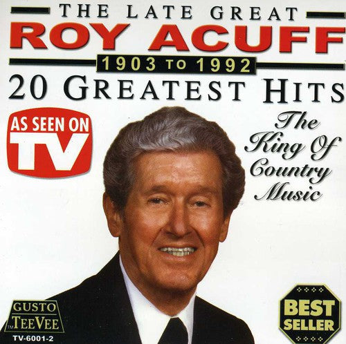 the album cover for Roy Acuff - 20 Greatest Hits
