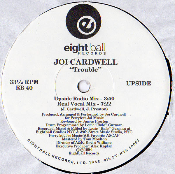 Joi Cardwell : Trouble (12")