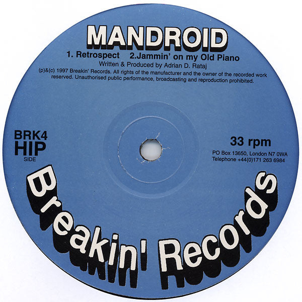 Mandroid : Retrospect (12")