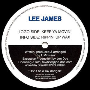 Lee James : Keep Ya Movin' / Rippin' Up Wax (12")