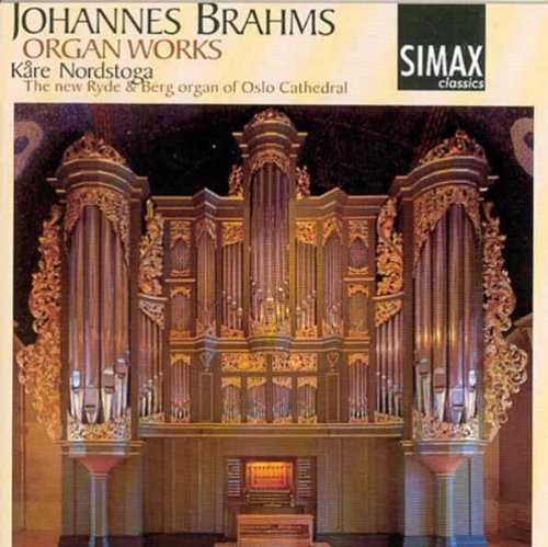 the album cover for J. BRAHMS - Organ Works