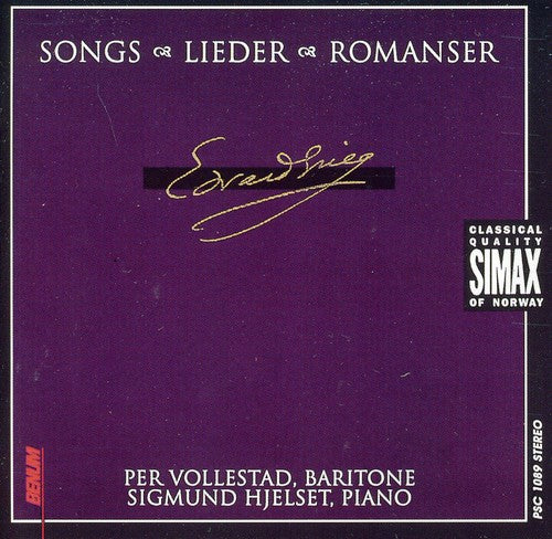 the album cover for Per Vollestad - Songs Lieder Romanser