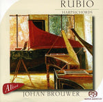 the album cover for Johan Brouwer - Rubio-Harpsichords