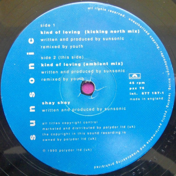 Sunsonic : Kind Of Loving (Remix) (12")