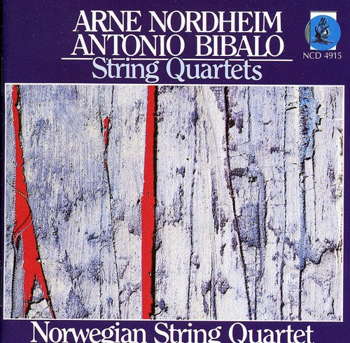 the album cover for Nordheim/Bibalo - String Quartets