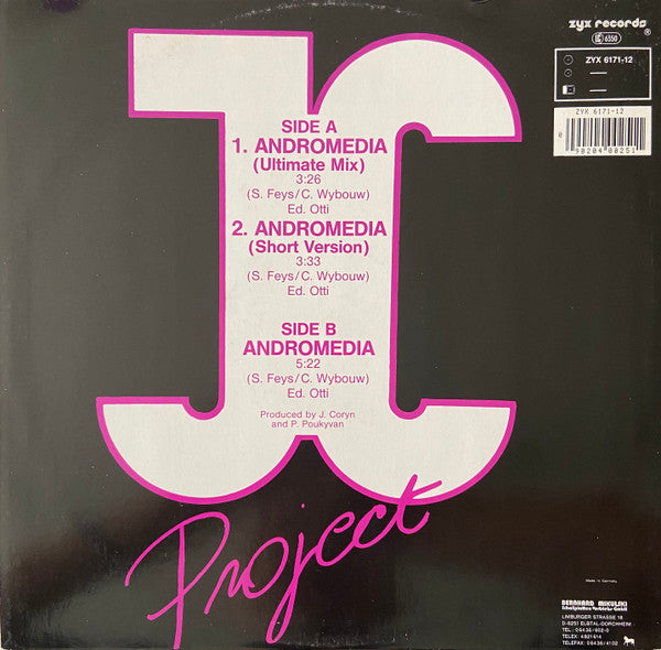 J.C. Project* : Andromedia (12")
