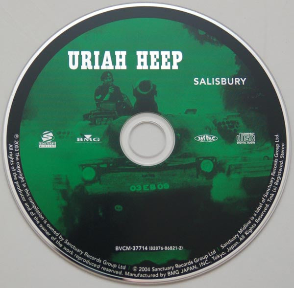 Uriah Heep : Salisbury (CD, Album, RE, RM, K2 )