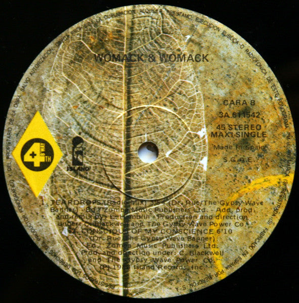 Womack & Womack : Teardrops (12", Maxi)