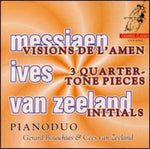 the album cover for Pianoduo - Visions de L'amen